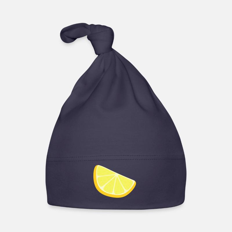 lemon slice Organic Baby Cap