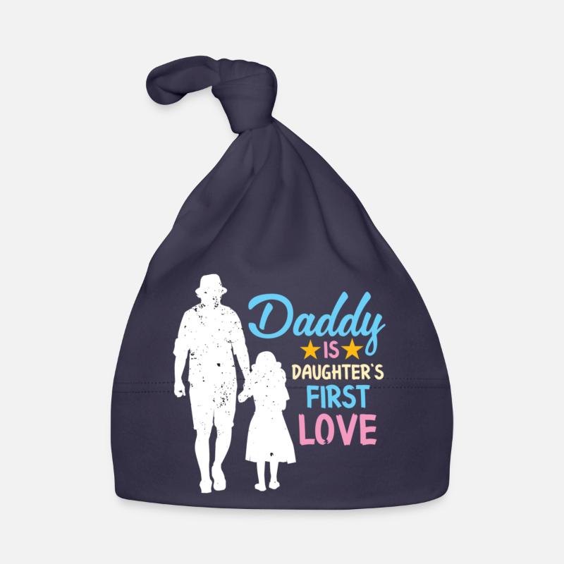 Daddy Is Daughter's First Love Organic Baby Cap