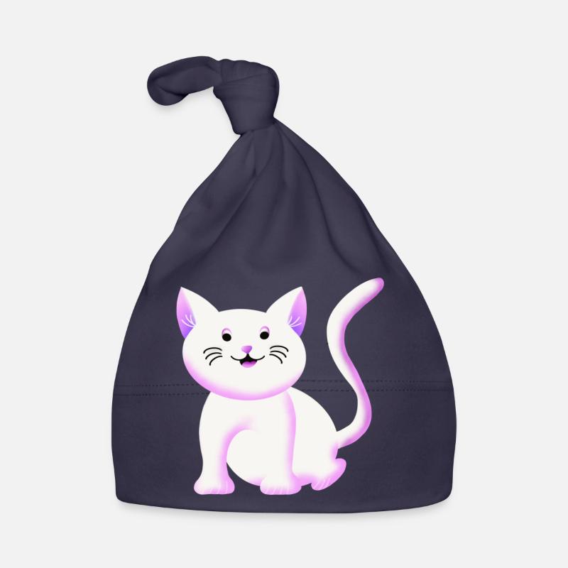 Chaton mignon | Chat | Cadeau Bonnet bio Bébé
