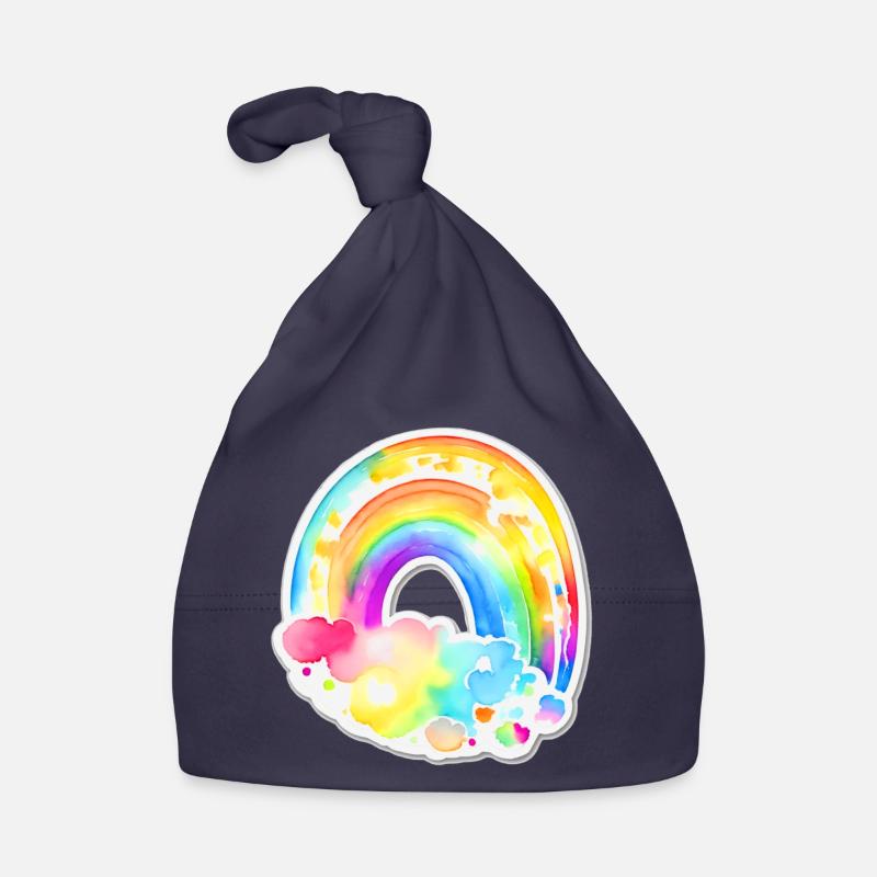 Arc-en-ciel Bonnet bio Bébé