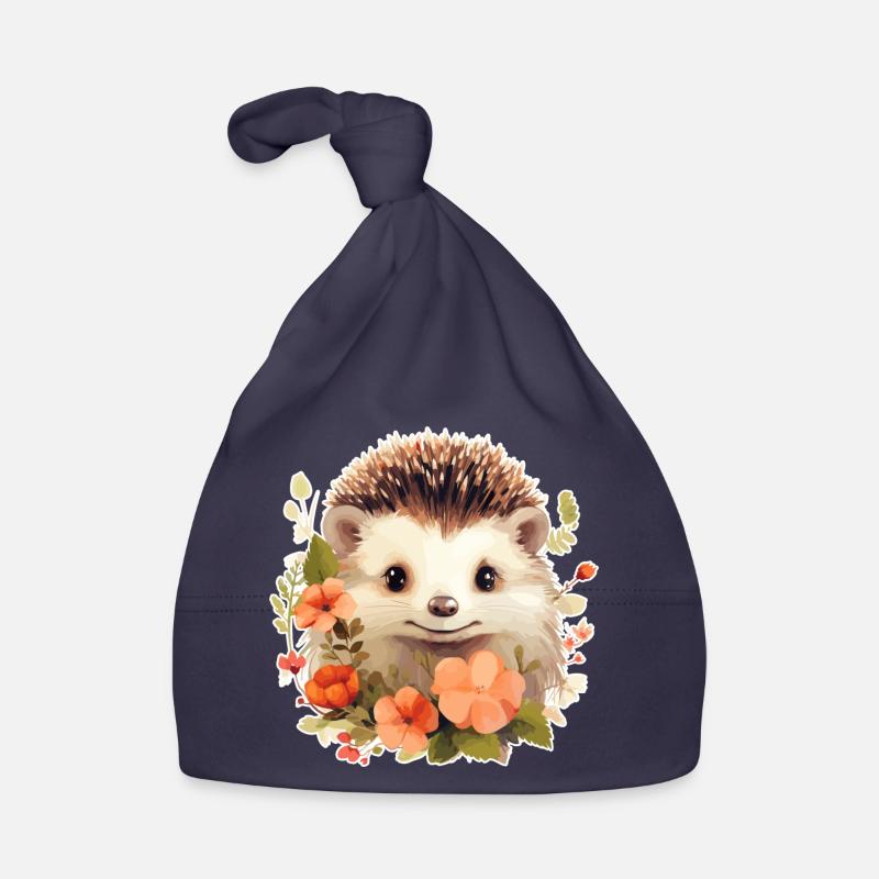 Hérisson mignon Bonnet bio Bébé