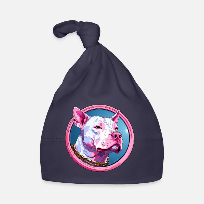 Pitbull Rose Baby Bio-Mütze