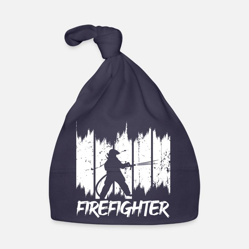 Firemen Organic Baby Cap