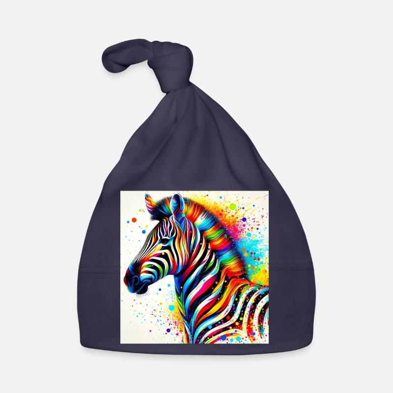 Zebra Baby Bio-Mütze
