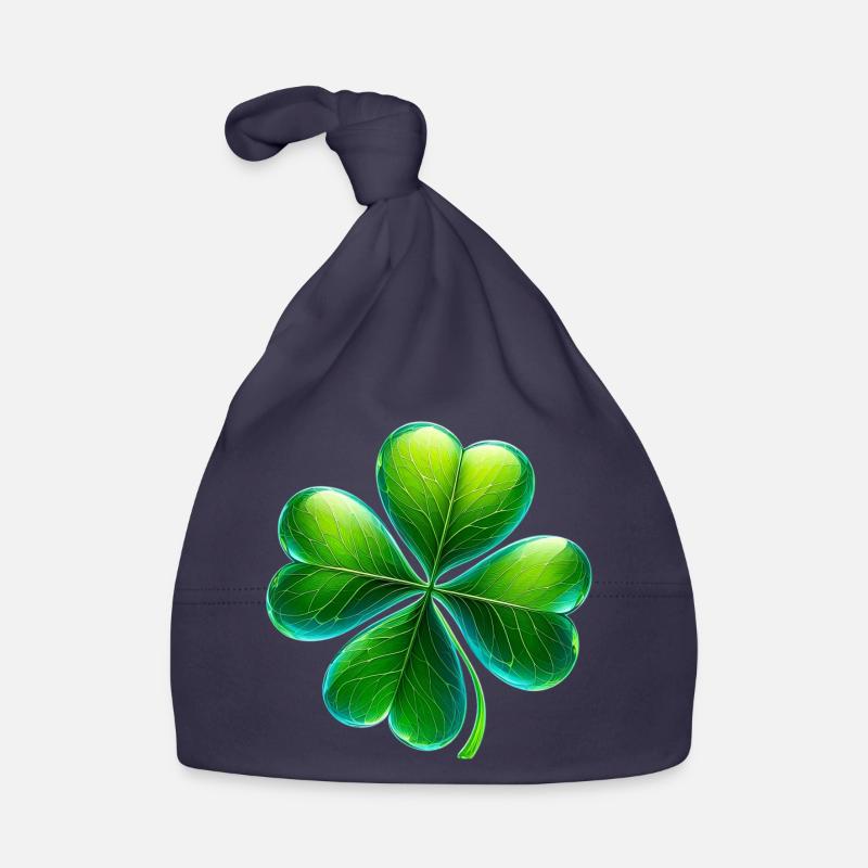 Four-leaf clover Organic Baby Cap