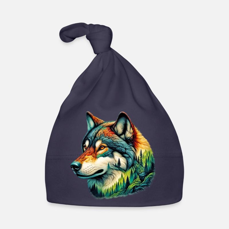 Wolf Baby Bio-Mütze