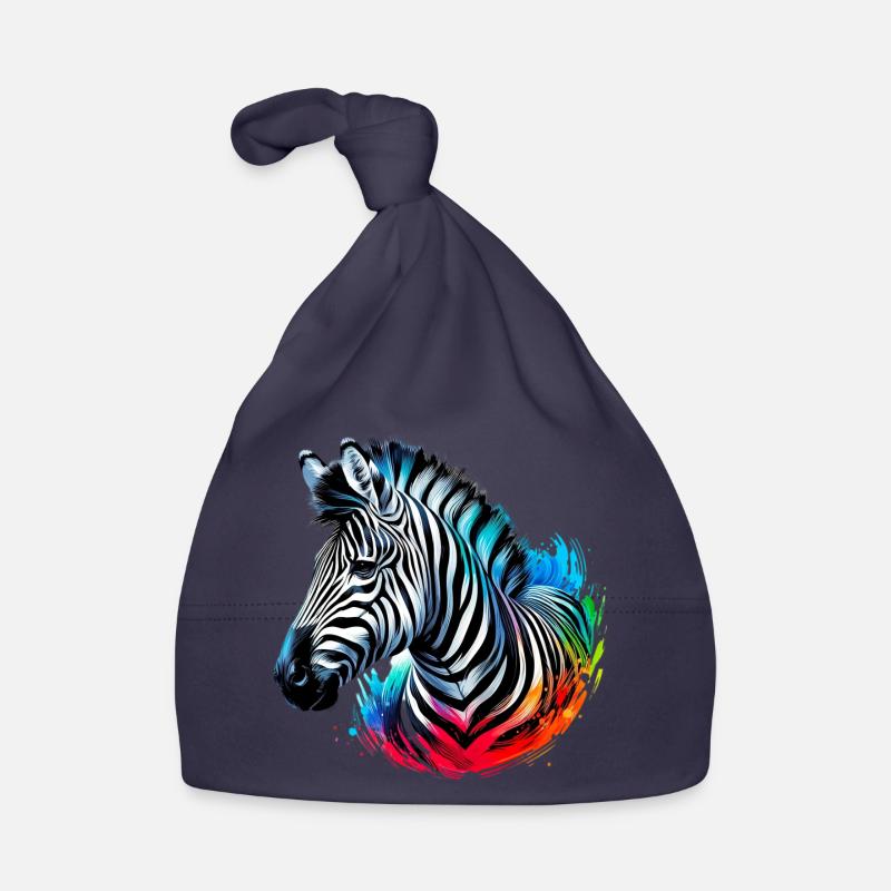 Zebra Baby Bio-Mütze
