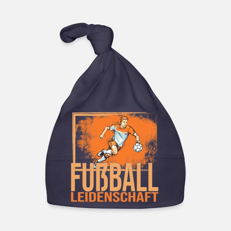 Fußball Leidenschaft Baby Bio-Mütze