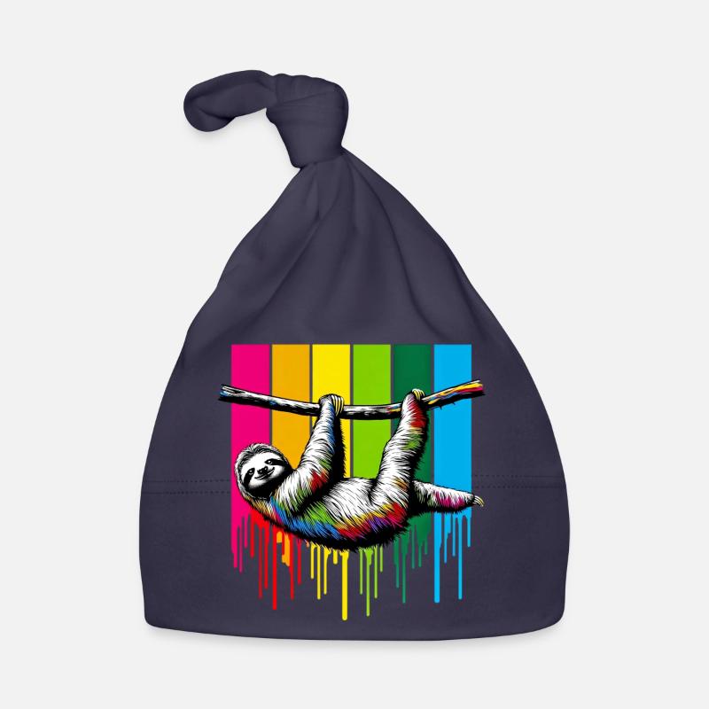 Sloth Organic Baby Cap