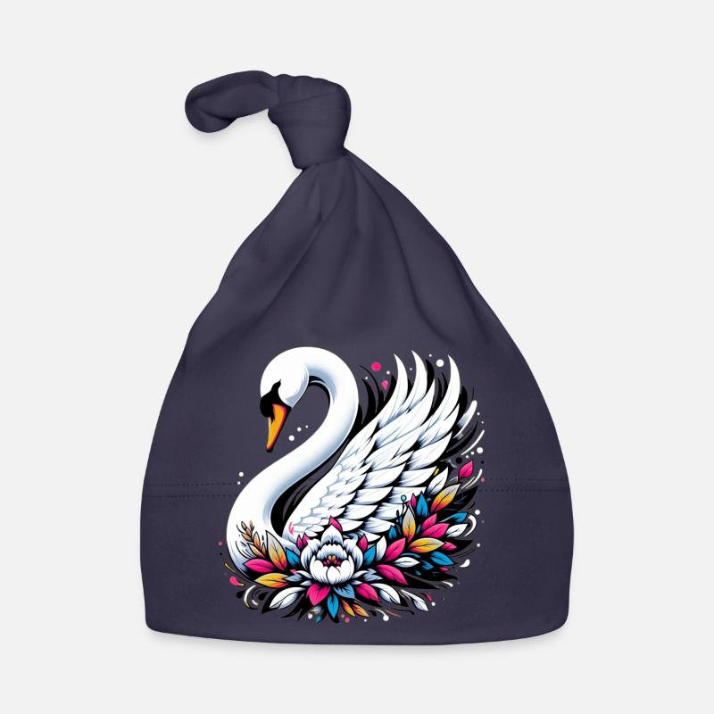Schwan Baby Bio-Mütze