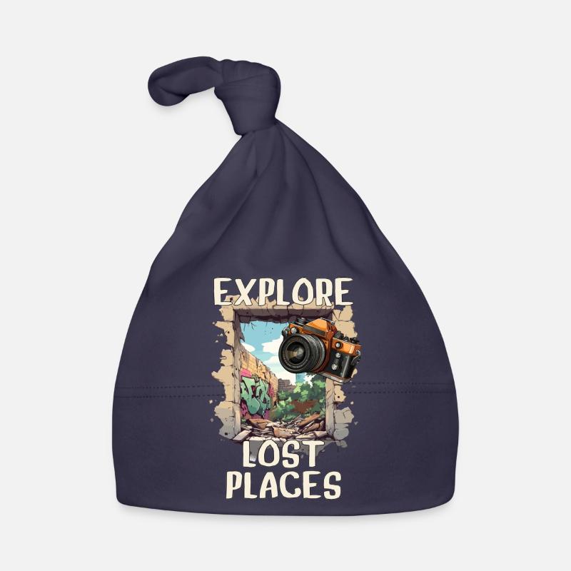 Explore Lost Places Baby Bio-Mütze