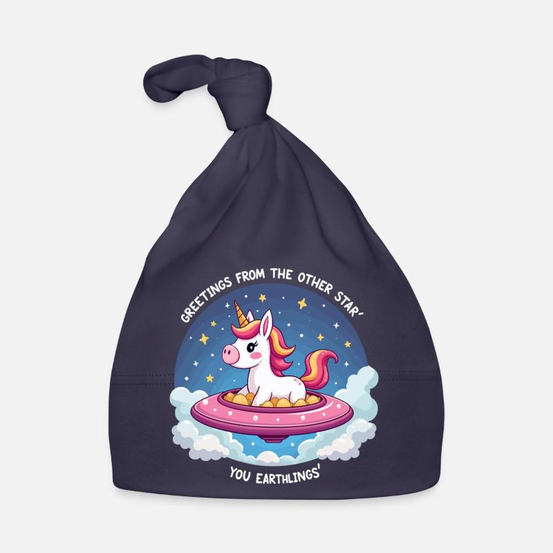 Licorne vue de l’espace Bonnet bio Bébé