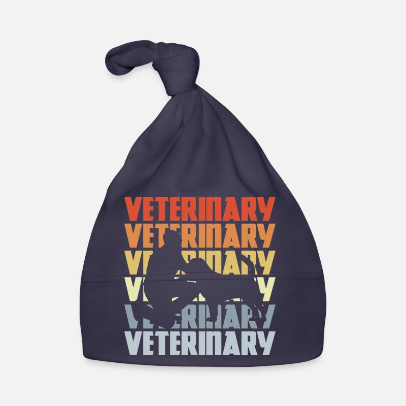 Vintage Tierarzt Baby Bio-Mütze