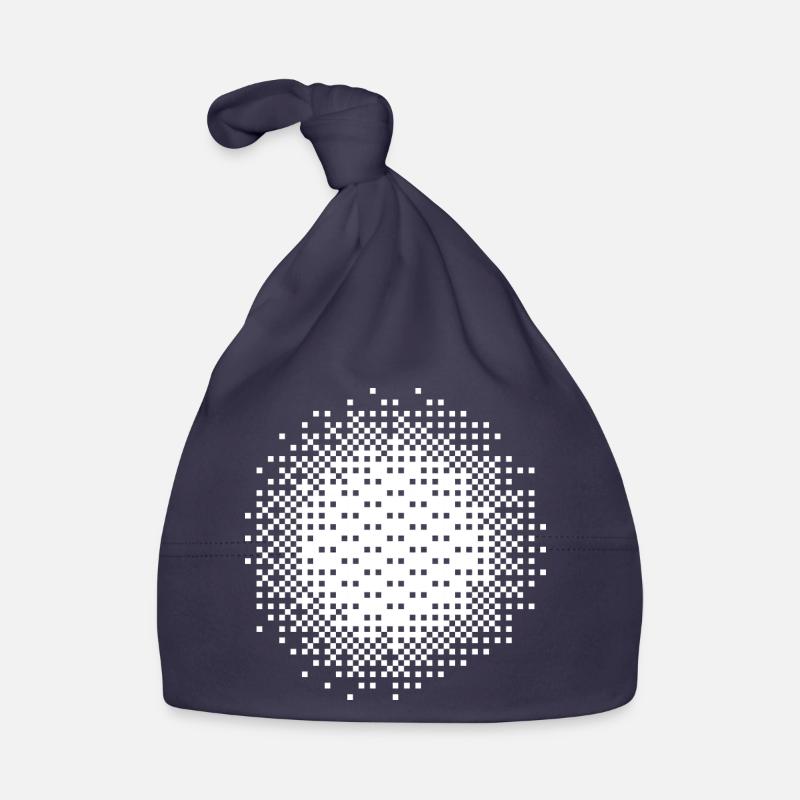 Geometric Dot Pattern design Organic Baby Cap