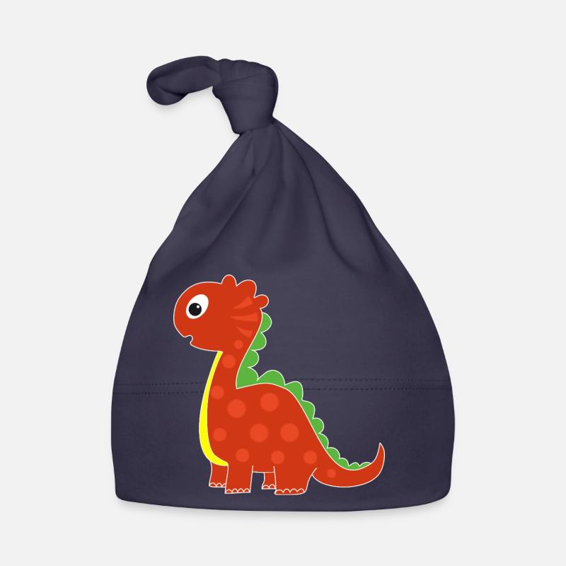 Drôle de dinosaure avec des points Bonnet bio Bébé
