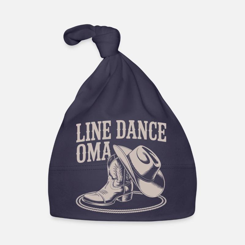 Line Dance Oma Western Boots Baby Bio-Mütze