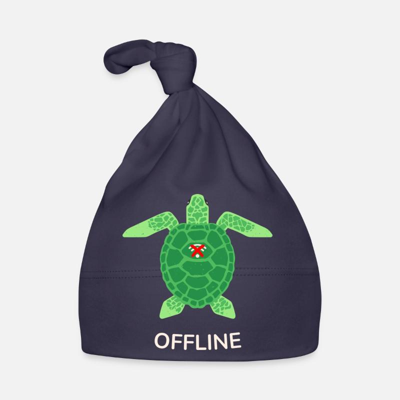 Offline Mode Turtle Organic Baby Cap