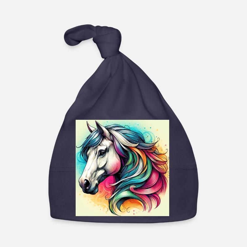 Pferd Baby Bio-Mütze