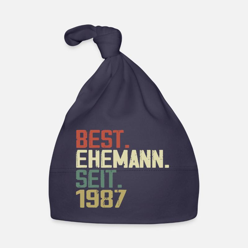 Best Husband Since 1987 Birthday Gift 1987 Organic Baby Cap