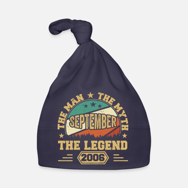 Legendary since September 2006 Retro 2006 September Organic Baby Cap