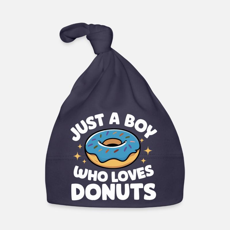 Donut Donuts Candy Bagel Organic Baby Cap