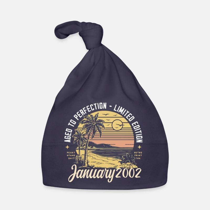2002 Anniversaire Janvier 2002 - Don Janvier 2002 Bonnet bio Bébé