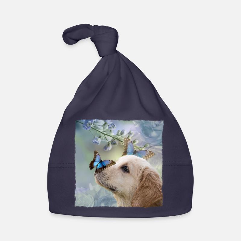 Chiot papillon chiot papillon mignon chien Bonnet bio Bébé