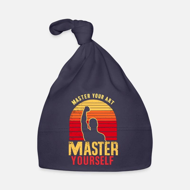 Master Your Art Inspire Self Mastery Motivational Organic Baby Cap