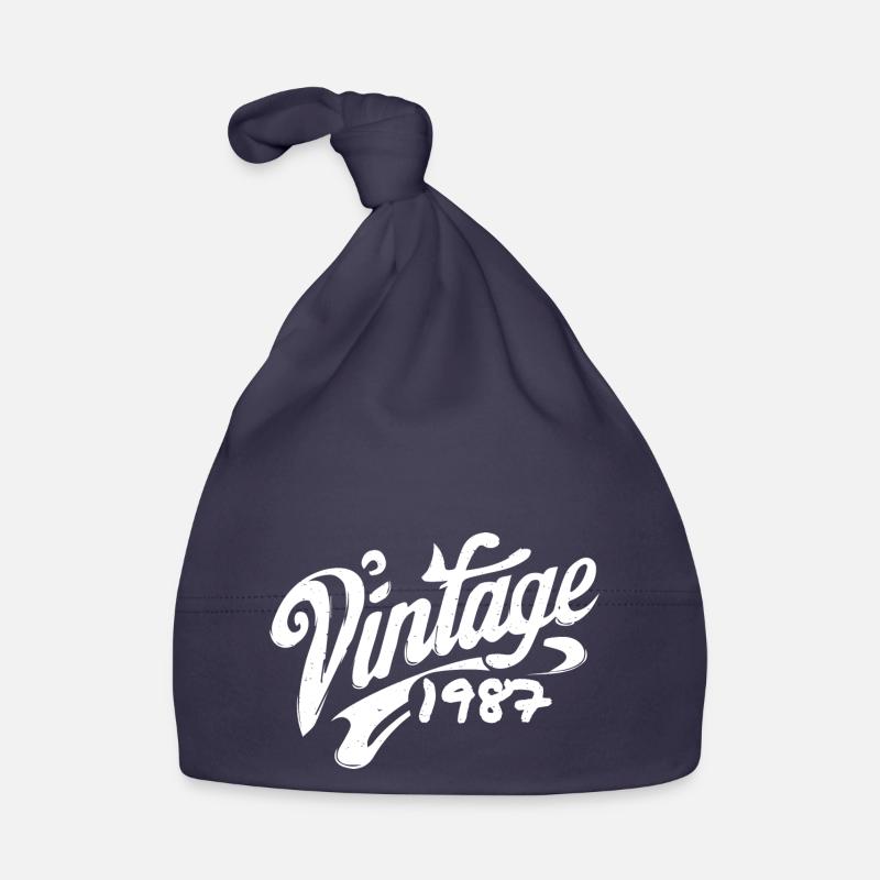 Millésime 1987 Millésime 1987 Anniversaire 1987 Rétro Bonnet bio Bébé