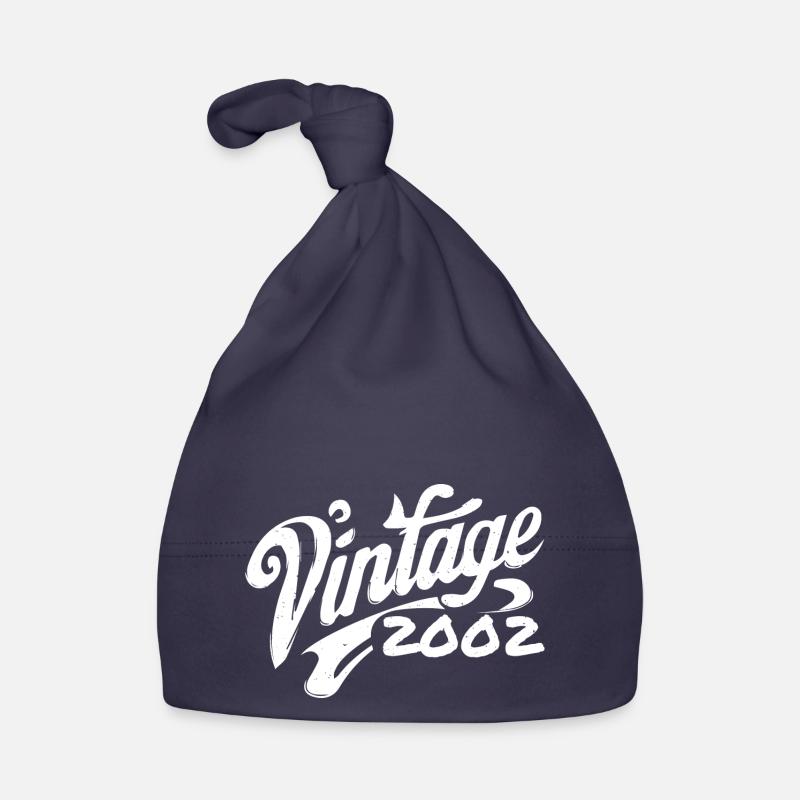 Vintage 2002 Year 2002 Birthday 2002 Retro Organic Baby Cap