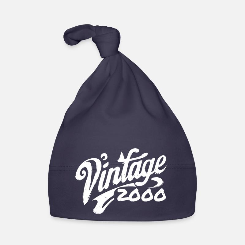 Vintage 2000 Jahrgang 2000 Geburtstag 2000 Retro Baby Bio-Mütze