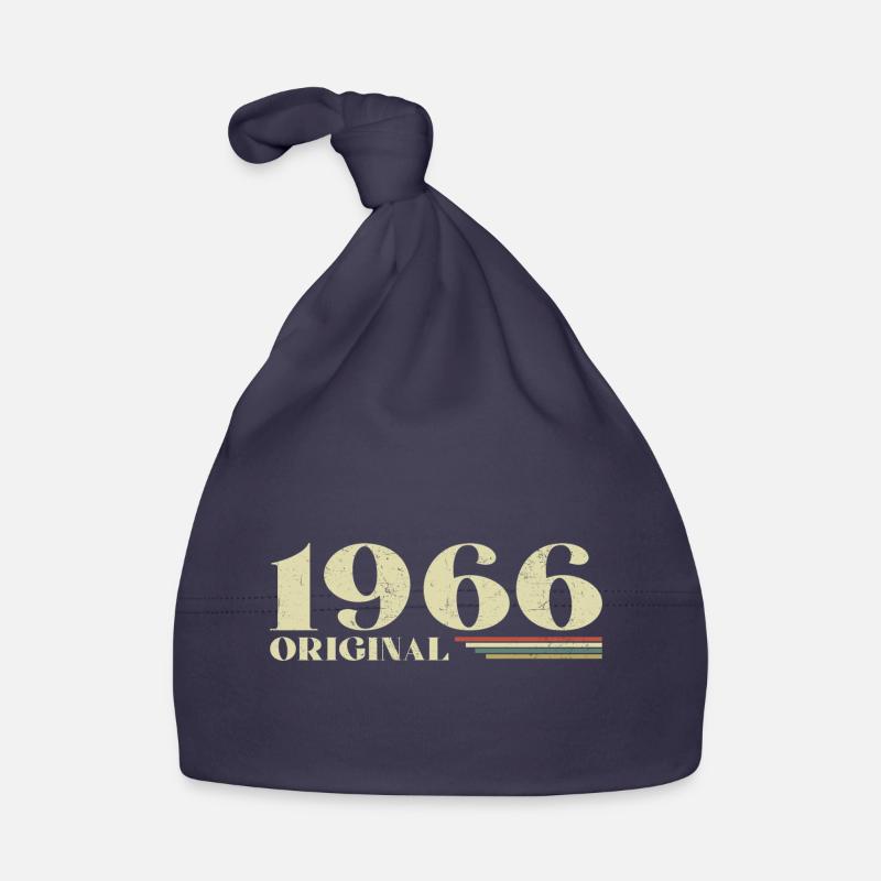 Original 1966 Vintage 1966 anniversaire 1966 rétro Bonnet bio Bébé