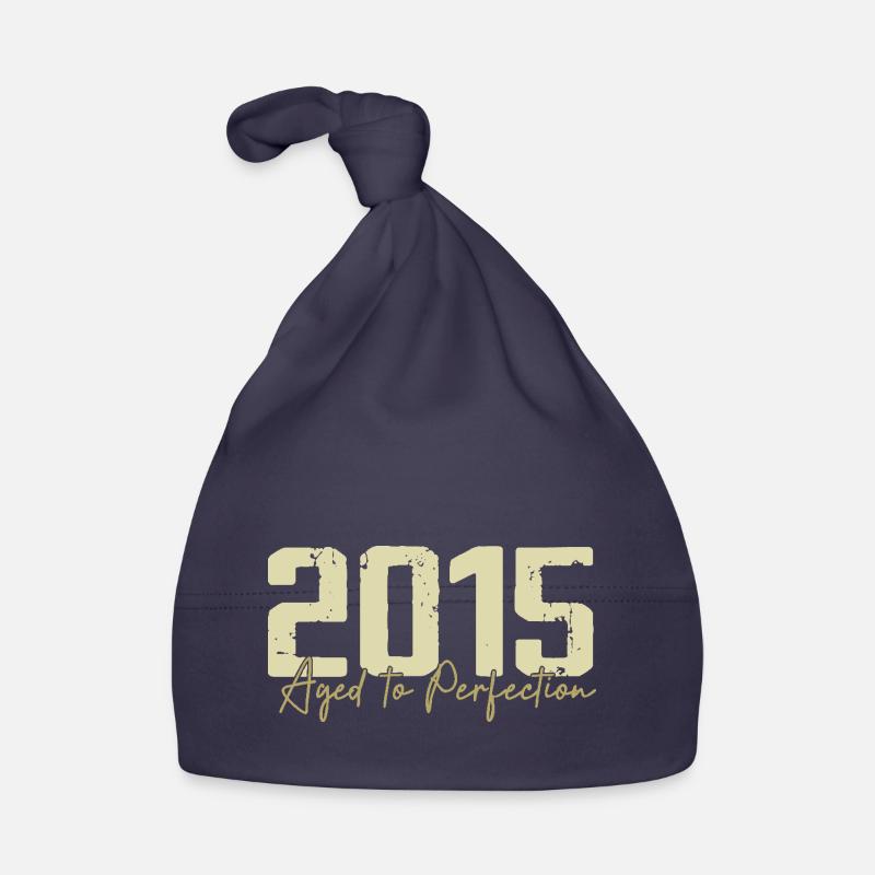 Original 2015 Rétro 2015 Cadeau d’anniversaire 2015 Bonnet bio Bébé