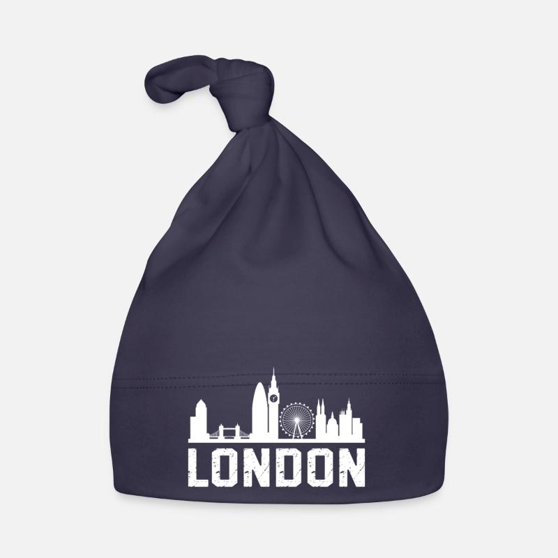 Skyline de Londres Bonnet bio Bébé