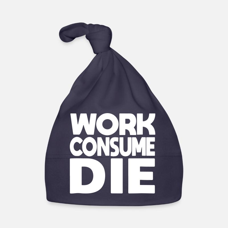 work consume die Baby Bio-Mütze