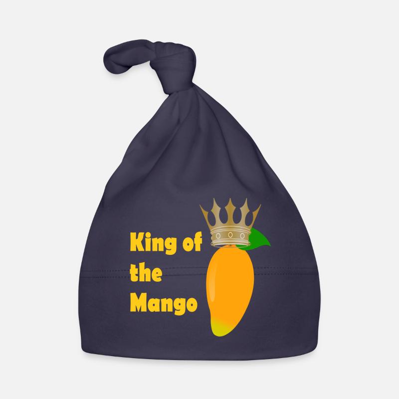 King of the mango - Bonnet bio Bébé - marine