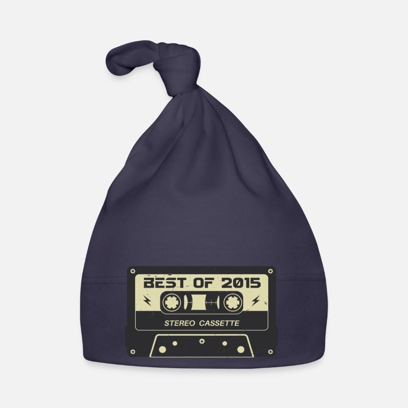 Retro Kassette 2015 vintage 2015 Geburtstag 2015 Baby Bio-Mütze
