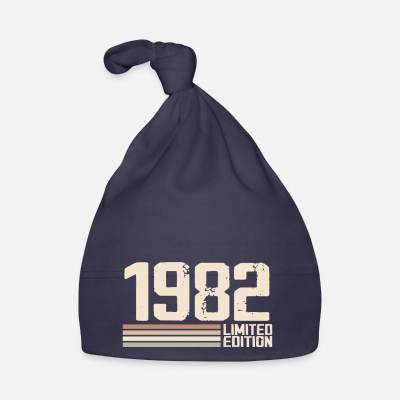 1982 Jahrgang 1982 Geburtstag 1982 Retro 1982 Baby Bio-Mütze