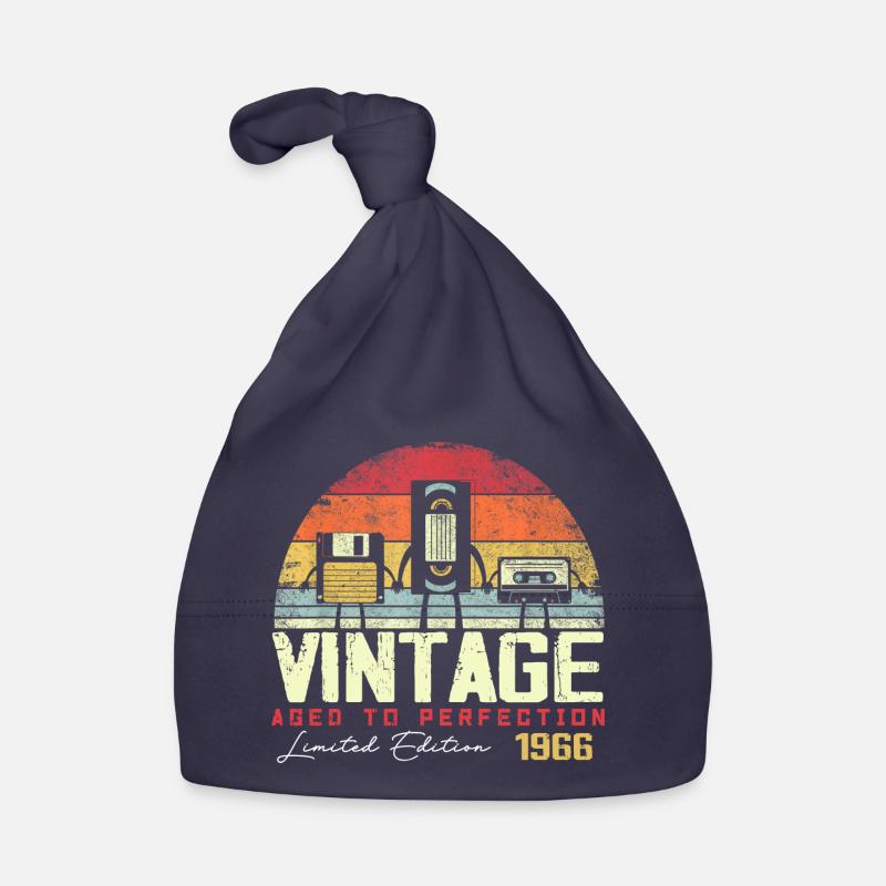 Cadeau Millésime 1966 Bonnet bio Bébé