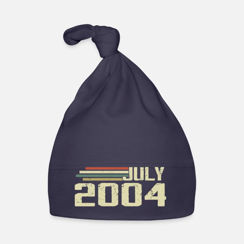 Birthday July 2004 Year 2004 July Year 2004 Organic Baby Cap