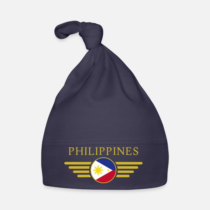 J’aime les Philippines, T-shirt design de style élégance Bonnet bio Bébé