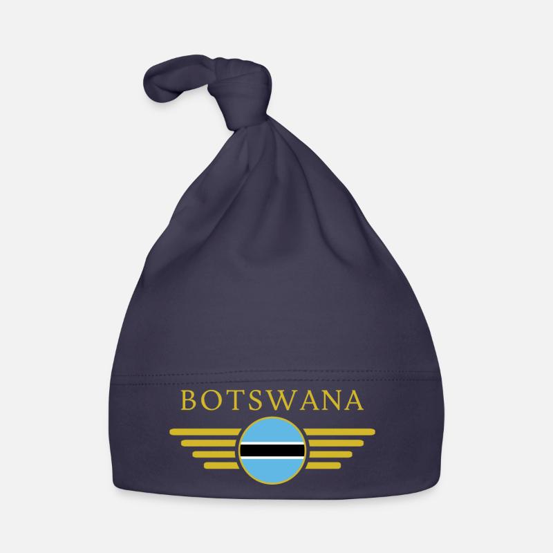 J’aime le Botswana, T-shirt design de style élégance Bonnet bio Bébé