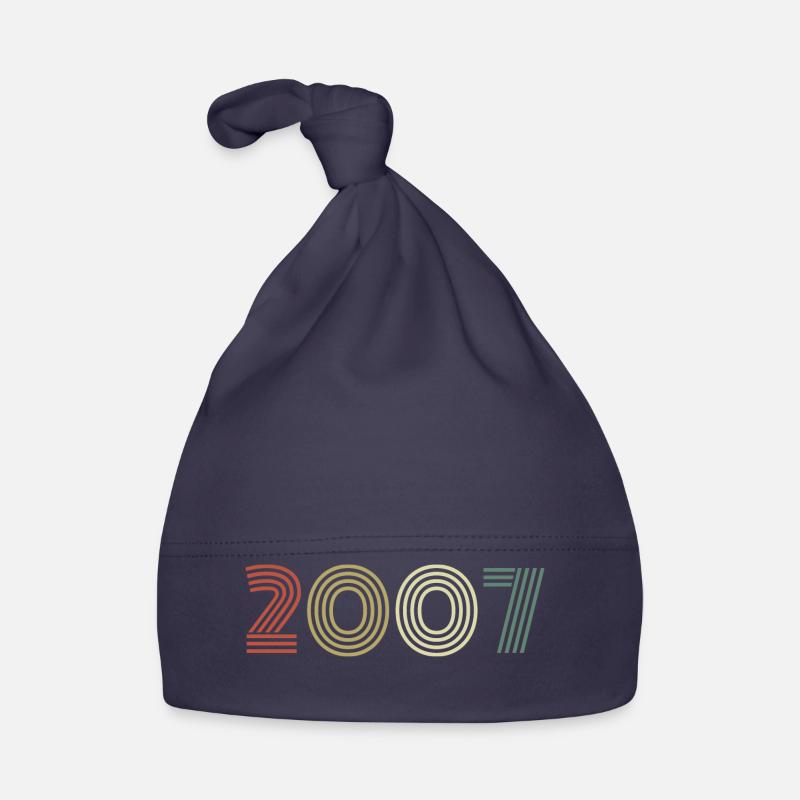 2007 Birthday Vintage 2007 Gift 2007 Organic Baby Cap