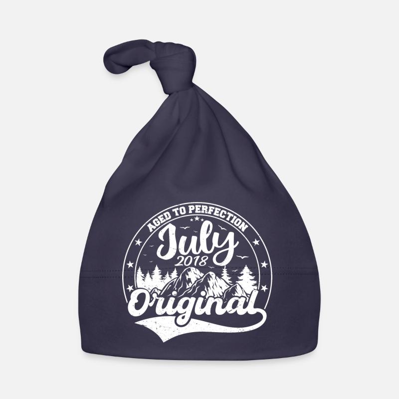 2018 Juli Geboren Geschenk Original 2018 Juli Baby Bio-Mütze