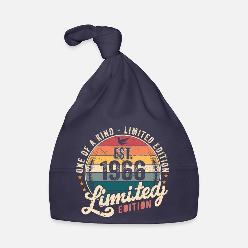 Birthday Gift 1966 Vintage 1966 Retro 1966 Organic Baby Cap