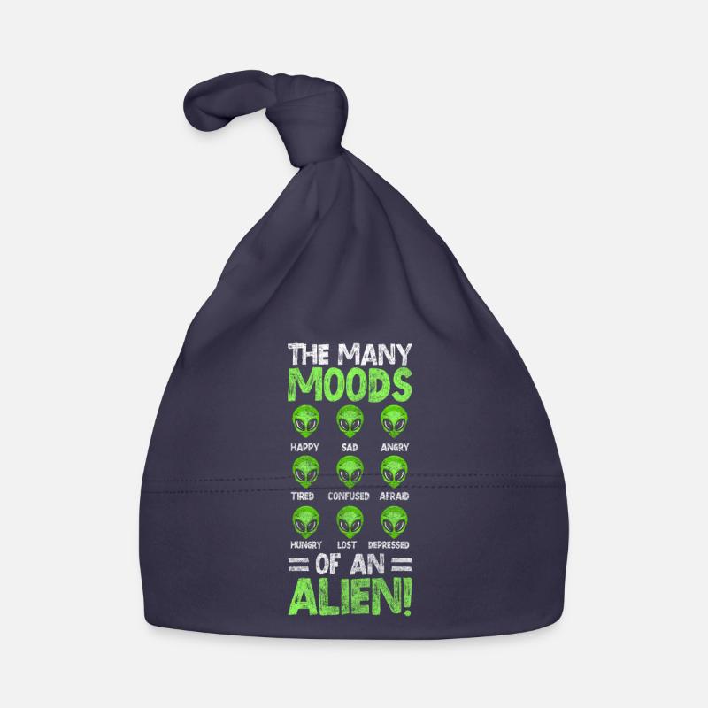 Alien Space Alien Invasion Organic Baby Cap