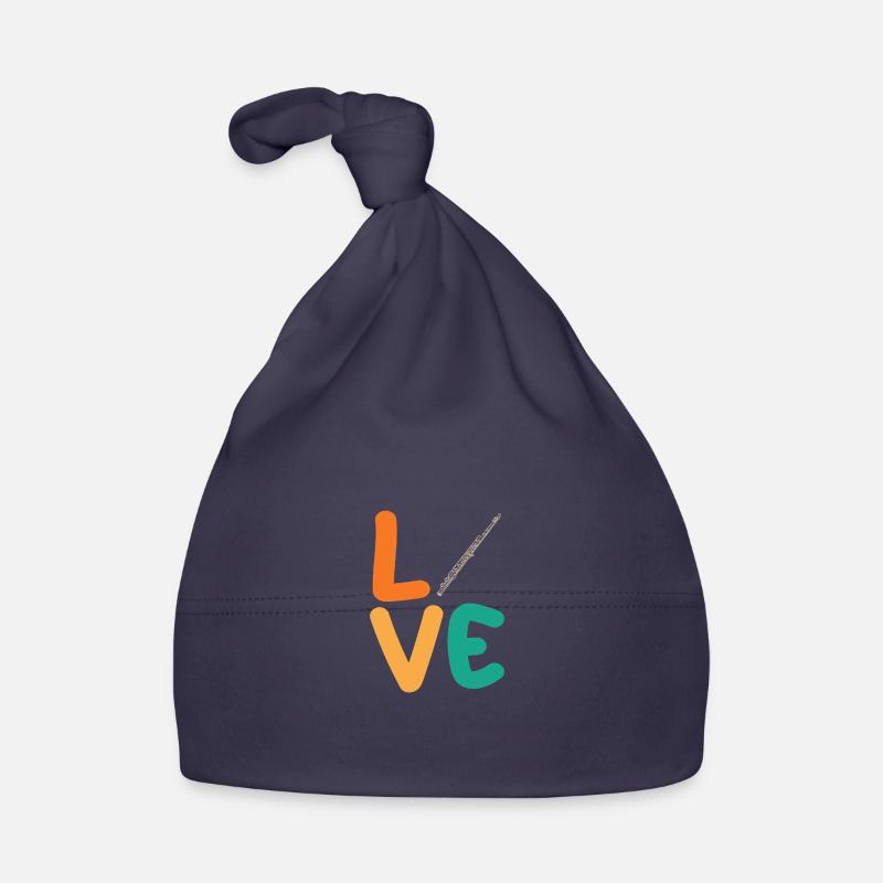 Flute player Organic Baby Cap