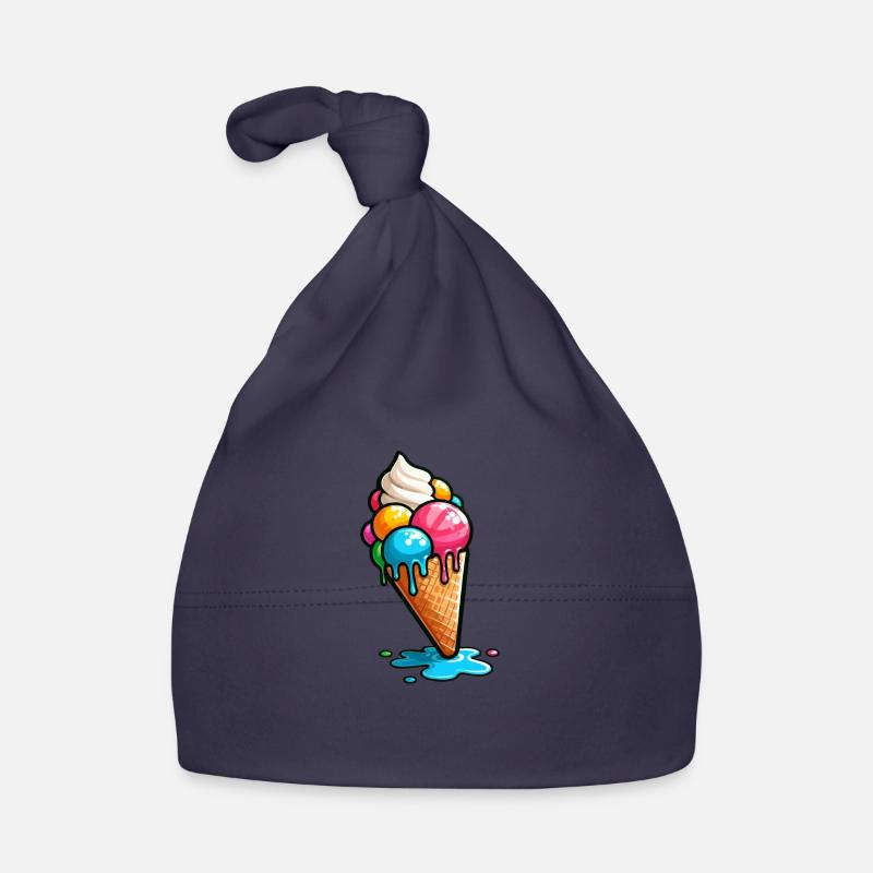 Ice Cones Ice Cream Scoops Ice Cream Cone Ice Cream Organic Baby Cap
