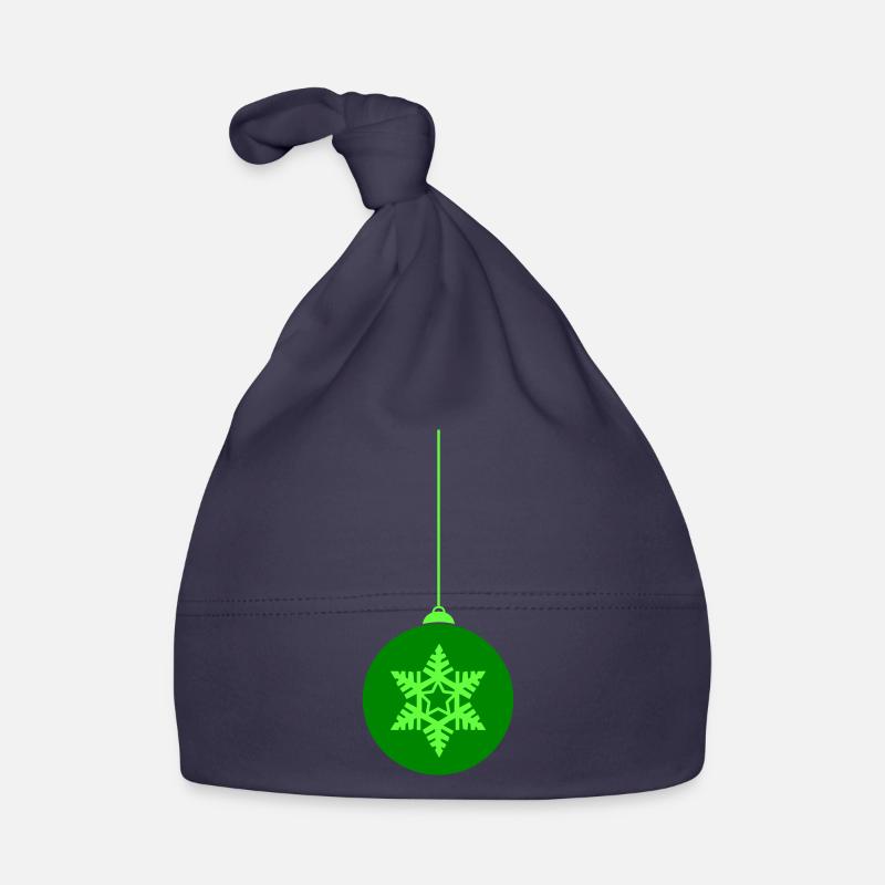 weihnachtskugel stern Baby Bio-Mütze