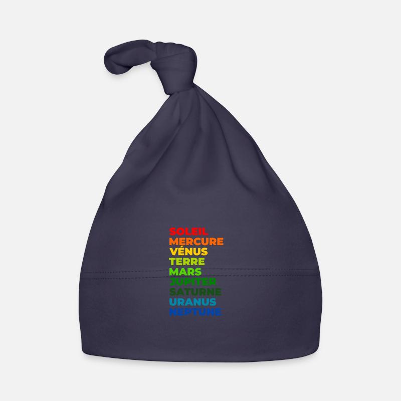 Le Système solaire Bonnet bio Bébé